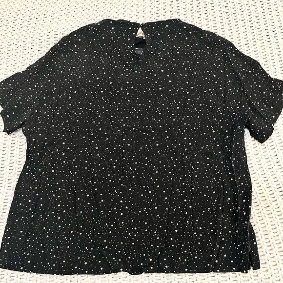 H&M White Stars Blouse - Picture 2 of 3